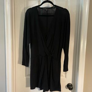 Black Glitter Romper size M